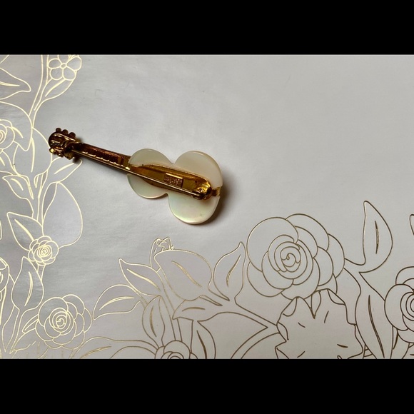 Vintage Jewelry Vintage Mop Guitar Pin Made In West Germany Poshmark